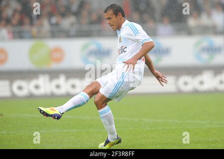 FOOTBALL - JEUX AMICAUX 2011/2012 - VANNES OC V OLYMPIQUE MARSEILLE - 8/07/2011 - PHOTO PASCAL ALLEE / DPPI - HILTON (OM) Banque D'Images