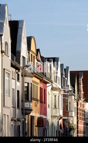 Rangée de maisons baroques, Allemagne Banque D'Images