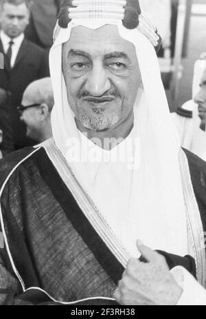 Arabie Saoudite Roi Faisal Bin Abdul Aziz Al Saud Banque D'Images