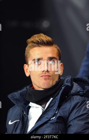 Antoine Griezmann de France lors du match de football international 2014 entre la France et l'Albanie le 14 novembre 2014 à la route de Lorient à Rennes, France. Photo Pascal allée / DPPI Banque D'Images