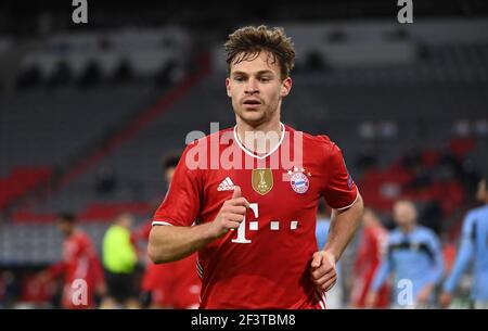 Munich, Allemagne. 17 mars 2021. Football: Ligue des Champions, Bayern Munich - Lazio Roma, knockout round, Round de 16, second legs à Allianz Arena. Joshua Kimmich de Munich. Credit: Sven Hoppe/dpa/Alay Live News Banque D'Images