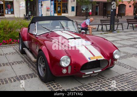 Cobra Shelby 1968 à Oldtimer Rallye Tatry, voiture classique rencontre Banque D'Images