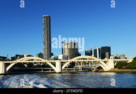 La tour Infinity dans le quartier central des affaires de Brisbane. Banque D'Images