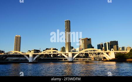 La tour Infinity dans le quartier central des affaires de Brisbane. Banque D'Images