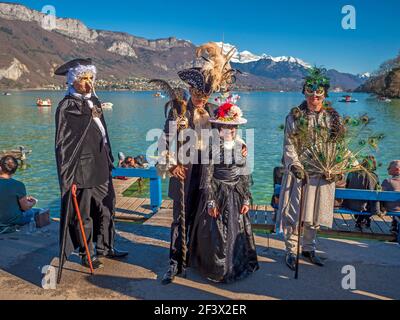 Annecy (centre-est de la France), le Carnaval vénitien Banque D'Images