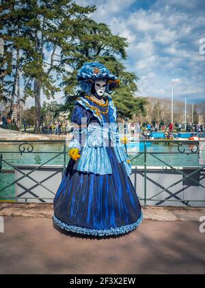 Annecy (centre-est de la France), le Carnaval vénitien Banque D'Images