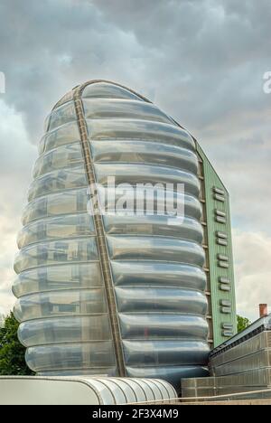 Rocket Tower du National Space Center de Leicester, Leicestershire, Angleterre, Royaume-Uni Banque D'Images