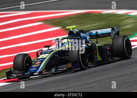 19 NORRIS Lando, Carlin, action pendant 2018 FIA Formule 2, Grand Prix d'Espagne, à Barcelone Catalunya du 10 au 13 mai - photo Sebastiaan Rozendaal / DPPI Banque D'Images