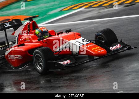 14 AUBRY Gabriel, (fra), équipe de la série GP3 Arden International, action pendant le championnat GP3 2018 de la FIA, Italie à Monza du 31 août au 2 septembre - photo Sebastiaan Rozendaal / DPPI Banque D'Images