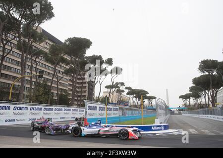 19 ROSENQVIST Felix (swe), course de Mahindra de Formule E, action pendant le championnat de Formule E 2018, à Rome, Italie, du 14 au 15 avril - photo Gregory Lenormand / DPPI Banque D'Images