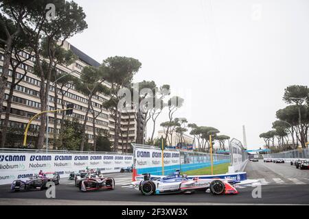 23 HEIDFELD Nick (ger), course de l'écurie de Formule E Mahindra, action pendant le championnat de Formule E 2018, à Rome, Italie, du 14 au 15 avril - photo Gregory Lenormand / DPPI Banque D'Images