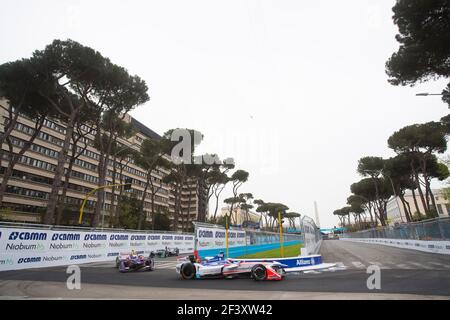 19 ROSENQVIST Felix (swe), course de Mahindra de Formule E, action pendant le championnat de Formule E 2018, à Rome, Italie, du 14 au 15 avril - photo Gregory Lenormand / DPPI Banque D'Images