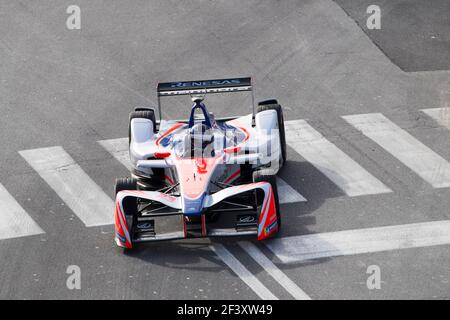 23 HEIDFELD Nick (ger), course de l'écurie de Formule E Mahindra, action pendant le championnat de Formule E 2018, à Rome, Italie, du 14 au 15 avril - photo Gregory Lenormand / DPPI Banque D'Images