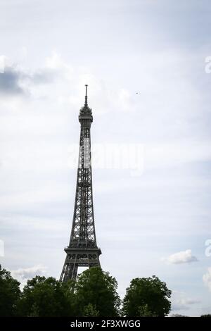 Tour Eiffel pendant le championnat de Formule E 2018, à Paris, France du 27 au 29 avril - photo Antonin Vincent / DPPI Banque D'Images