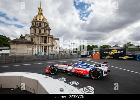 19 ROSENQVIST Felix (swe), course de Mahindra de Formule E, action pendant le championnat de Formule E 2018, à Paris, France du 27 au 29 avril - photo Antonin Vincent / DPPI Banque D'Images