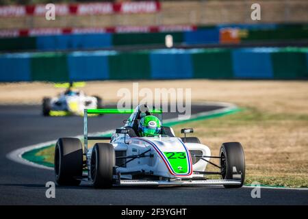 23 COLLE Caio (BRA), F4 Ffsa Academy, action pendant le championnat de france 2018 du circuit FFSA GT, du 7 au 9 septembre à Magny-cours, France - photo Thomas Fenetre / DPPI Banque D'Images