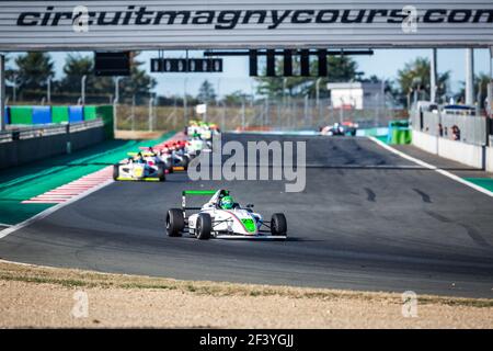 23 COLLE Caio (BRA), F4 Ffsa Academy, action pendant le championnat de france 2018 du circuit FFSA GT, du 7 au 9 septembre à Magny-cours, France - photo Thomas Fenetre / DPPI Banque D'Images
