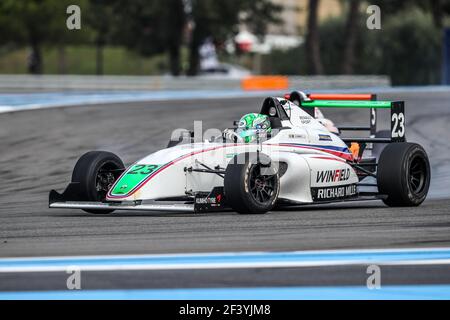 23 COLLE Caio, F4 Ffsa Academy action pendant le championnat français de circuit Ffsa GT 2018, du 12 au 14 octobre au castellet, France - photo Marc de Mattia / DPPI Banque D'Images