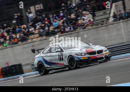 17 l'espace Bienvenue (FRA), Eric Degard (FRA), Ricardo Van der Ende (NDL), BMW M4 GT4 action pendant le championnat français 2018 du circuit FFSA GT, du 12 au 14 octobre au castellet, France - photo Marc de Mattia / DPPI Banque D'Images