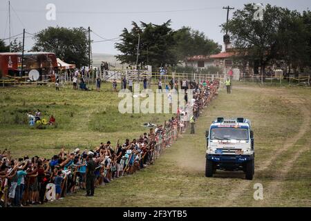 500 NIKOLAEV EDUARD (RUS) LEGENDE, YAKOVLEV EVGENY (RUS), RYBAKOV VLADIMIR (RUS), KAMAZ, CAMION, Camion, action pendant le Dakar 2018, étape 14 Cordoba à Cordoba, Argentine, janvier 20 - photo Florent Gooden / DPPI Banque D'Images