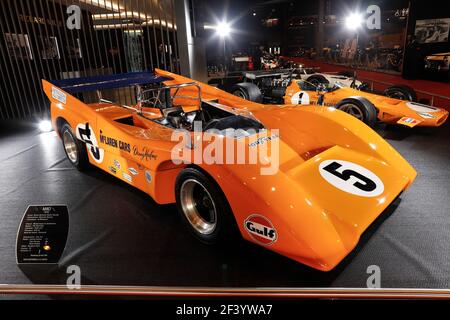 McLaren M8D sur le stand Richard mille pendant le salon Retromobile, du 6 au 11 février 2018 à Paris, France - photo François Flamand / DPPI Banque D'Images