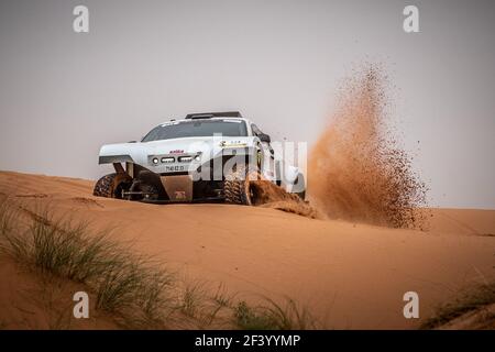 324 BALOCCHI Francis (FRA), Seillet Bruno (FRA), Francis Balocchi, Chevrolet BV2, automobile, Action lors du rassemblement du Maroc 2018, étape 2, Erfoud à Erfoud, octobre 6 - photo Frédéric le Floc'h / DPPI Banque D'Images