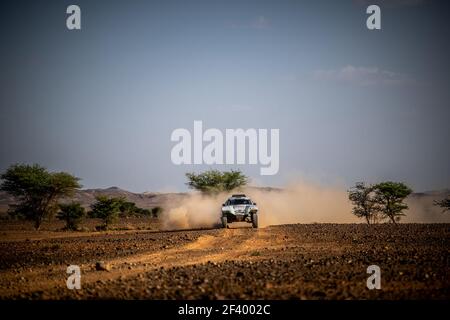 324 BALOCCHI Francis (FRA), Seillet Bruno (FRA), Francis Balocchi, Chevrolet BV2, automobile, Action lors du Rallye du Maroc 2018, Stage 3, Erfoud à Erfoud, octobre 7 - photo Frédéric le Floc'h / DPPI Banque D'Images