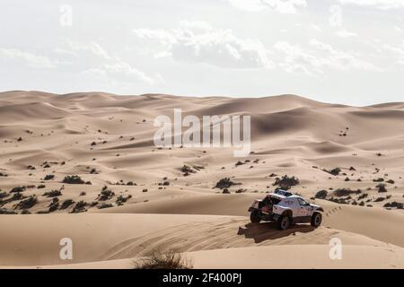 324 BALOCCHI Francis (FRA), Seillet Bruno (FRA), Francis Balocchi, Chevrolet BV2, automobile, Action lors du Rallye du Maroc 2018, Stage 4, Erfoud à Erfoud, octobre 8 - photo Frédéric le Floc'h / DPPI Banque D'Images