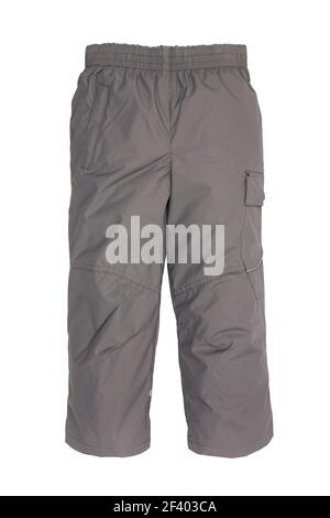 Pantalon chaud. Pantalon chaud isolé sur fond blanc Banque D'Images