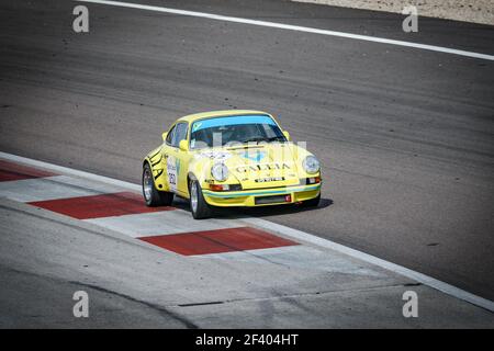 252 Michel LECOURT, Raymond NARAC, FRA, FRA, PORSCHE 911 Carrera RSR 2.8L 1973, action pendant le Tour Auto 2018 Optic 2000, du 24 au 28 avril - photo Alexandre Guilleraumot / DPPI Banque D'Images