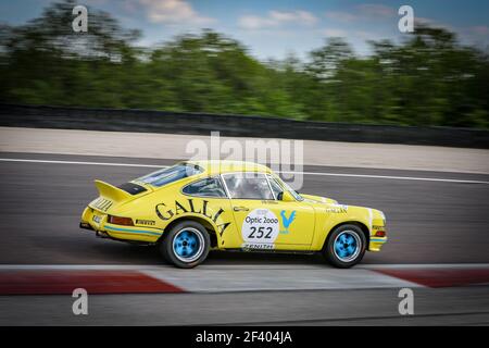 252 Michel LECOURT, Raymond NARAC, FRA, FRA, PORSCHE 911 Carrera RSR 2.8L 1973, action pendant le Tour Auto 2018 Optic 2000, du 24 au 28 avril - photo Alexandre Guilleraumot / DPPI Banque D'Images