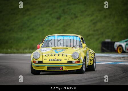 252 Michel LECOURT, Raymond NARAC, FRA, FRA, PORSCHE 911 Carrera RSR 2.8L 1973, action pendant le Tour Auto 2018 Optic 2000, du 24 au 28 avril - photo Alexandre Guilleraumot / DPPI Banque D'Images