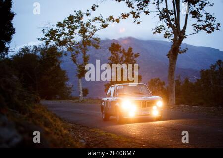 290 DORE ROQUETA Valerie (fra), MOUREN Christelle (fra), BMW 2002, action pendant le Tour de Corse historique 2018 du 8 au 13 octobre en Corse, France - photo Antonin Vincent / DPPI Banque D'Images