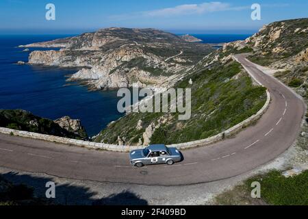 290 DORE ROQUETA Valerie (fra), MOUREN Christelle (fra), BMW 2002, action pendant le Tour de Corse historique 2018 du 8 au 13 octobre en Corse, France - photo Florent Gooden / DPPI Banque D'Images