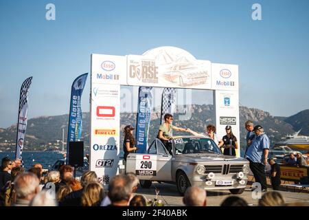 290 DORE ROQUETA Valerie (fra), MOUREN Christelle (fra), BMW 2002, action pendant le Tour de Corse historique 2018 du 8 au 13 octobre en Corse, France - photo Antonin Vincent / DPPI Banque D'Images