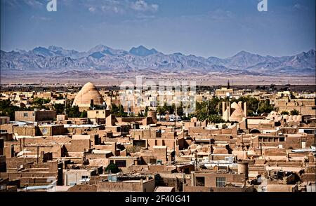 Château de Naryn, Narin Qal'eh, Meybod, province de Yazd, Iran Banque D'Images