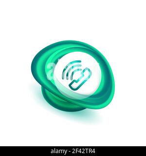 Bouton de téléphone à l'ancienne, icône d'assistance du centre d'appels. Bouton de téléphone à l'ancienne, icône d'assistance du centre d'appels, illustration vectorielle Illustration de Vecteur