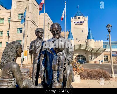 Sanford Health main Campus, Sioux Falls, Dakota du Sud, États-Unis: 3-2021: Children's Hospital Castle of Care Banque D'Images