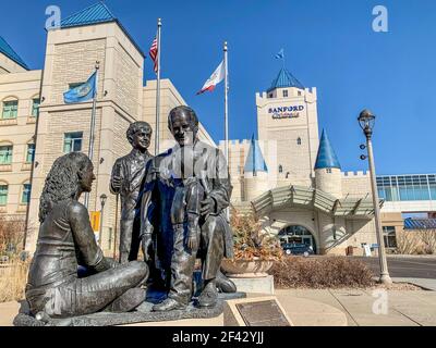 Sanford Health main Campus, Sioux Falls, Dakota du Sud, États-Unis: 3-2021: Children's Hospital Castle of Care Banque D'Images