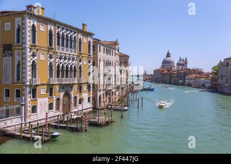 Géographie / Voyage, Italie, Venetia, Venise, vue de Ponte dell'Accademia sur le Palazzo Cavalli-Franchet, droits-supplémentaires-dégagement-Info-non-disponible Banque D'Images