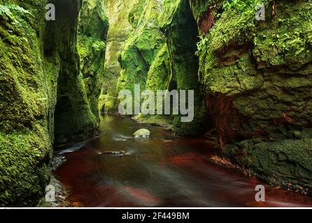 Géographie / voyage, Ecosse, Glasgow, Devils Devil's Pulpit, été, Informations-droits-autorisations-supplémentaires-non-disponibles Banque D'Images