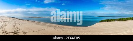 La dune de Pilat, près du bassin d'Arcachon, en Gironde, en Nouvelle-Aquitaine, France Banque D'Images