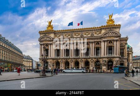 Musée de l'Opéra Garnier, place de l'Opéra à Paris, France Banque D'Images