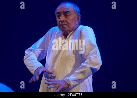 Astaad Deboo, Astad Deboo, danseuse indienne, danseuse contemporaine indienne, chorégraphe, Pionnier de la danse moderne, NCPA ADD ART Festival, NCPA, Bombay, Mumbai, Maharashtra, Inde, Asie Banque D'Images