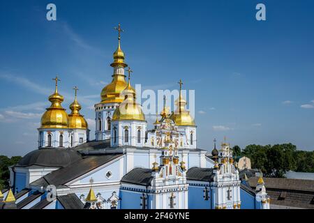 Monastère de la Golden-Domed de Saint-Michel - Kiev, Ukraine Banque D'Images
