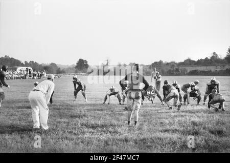 High School football Game, Greensboro, Greene County, Géorgie, États-Unis, Jack Delano, Bureau américain de l'information sur la guerre, septembre 1941 Banque D'Images