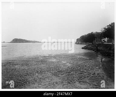 Bermudes. Paysage côtier Banque D'Images