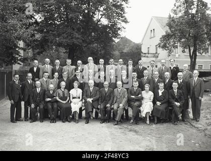 Membre de la main-d'œuvre de l'usine chimique Dr. Kraff à Roßwein Banque D'Images