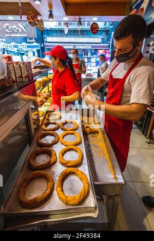 Principales attractions éditoriales d'Istanbul Banque D'Images