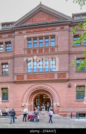 Sever Hall à Harvard Yard Banque D'Images